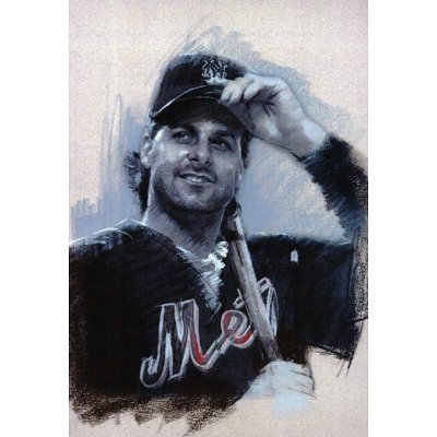 Turk Wendell New York Mets poster 2000 World Series - 13x19 custom fit with RichAndFramous Black 99 inch Poster Hangers
