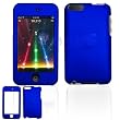 Apple Ipod Touch 2nd Gen Blue Rubber feel Protector Case Faceplate Cover