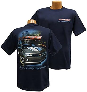 Ford Dodge Jeep 2010 Camaro 21st Century Sports Car-Navy Tee -L