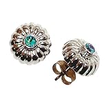 0.30 cttw Genuine Emerald Earrings - 14kt White Gold LIFETIME WARRANTY
