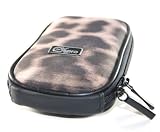 Ex-Pro® Expression Collection - Leopard Skin - Hard Clam Shock proof Digital Camera Case Bag (Cameras upto 100mm x 70mm x 30mm) - Acer, Agfa, Canon, Casio EXilim, Fuji Finepix, GE, Hitachi, Kodak Easyshare, Nikon Coolpix, Panasonic Lumix, Praktica, Polaroid, Olympus, Pentax Optio, Samsung Digimax, Sigma, Sony Cyber-shot, Traveler, Vivitar and more & More.