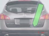 Nissan Murano Accent Chrome Tailgate Door Trim Strip (Model Year 2009)