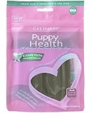 Get Naked Puppy Health Dental Chew Sticks for Puppies and Dogs, Large/6.6-Ounce, 6 sticks/Pack