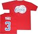 Los Angeles Clippers Chris Paul Majestic Red T Shirt