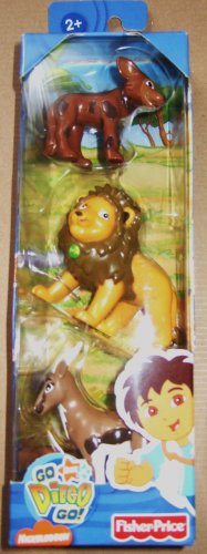 Buy Go Diego Go! Safari Figure 3-Pack (Lion, Wild Dog & Gazelle)
