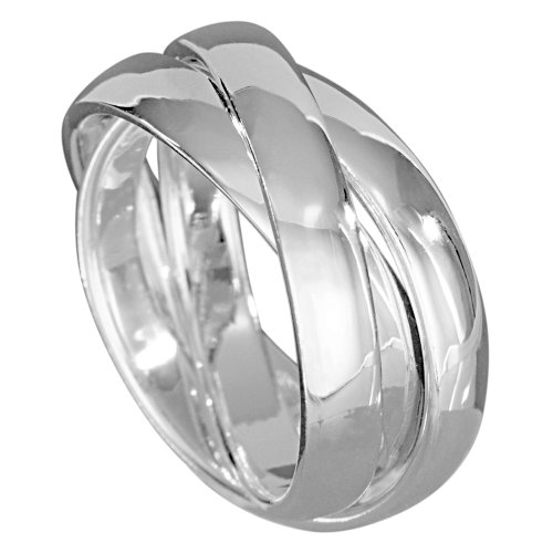 VINANI Damen 3er Ring Silber 925 Rund  Gr: 60 R3R60 Preisvergleich