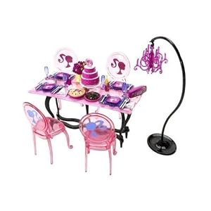 Barbie Dream Dining Set - Pink by Mattel