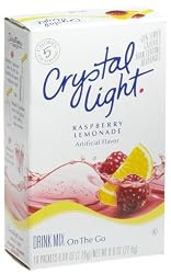 Crystal Light On The Go Raspberry Lemonade, 10-Count Boxes (Pack of 6)