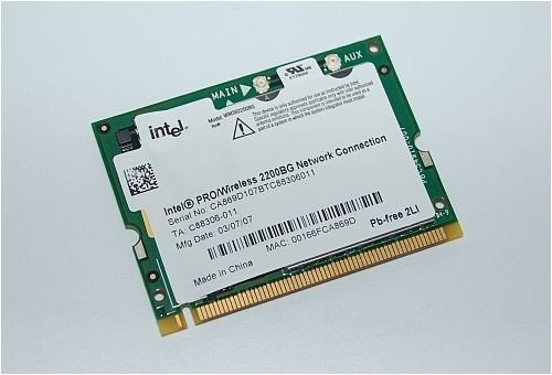 Carte WiFi mini PCI Intel Pro Wireless 2200BG W-LAN pour Dell Sony Acer Asus