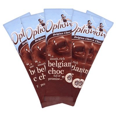 Options Belgian Chocolate Instant Hot Chocolate Drink 5 x 11g