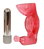 Doc Johnson Double Play Vibrating UR3 Penis Ring, Pink