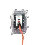 waterproof boxes electrical:Intermatic WP1110C 1 Gang Vertical/Horizontal 3-5/8-Inch Deep Weatherproof Box, Clear