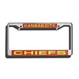 Kansas City Chiefs Laser Chrome Frame