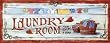 Laundry Room Art Poster Print by Roger Bock, 20x8