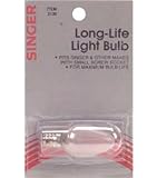Singer Long-Life 10-Watt 120-Volt Screw-In Sewing Machine Bulb