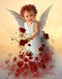 Baby-Engel VII (Kleinformat) vON Joyce Birkenstock, 28x36