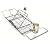 Chrome Bath Tub Caddy Shelf