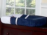 Red, White & Blue Vintage Aviator Baby Boys Changing Pad Cover
