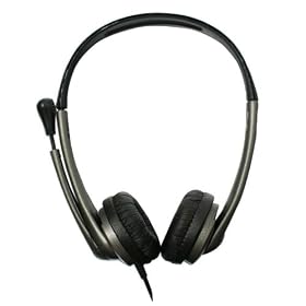 BlueStork - Micro-casque st�r�o avec micro - Noir