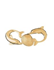 Dazzlers Solid 14 karats gold Dolphin Charm Pendant Available in three colors from jewelsberry (weights: 9.9 grams only)