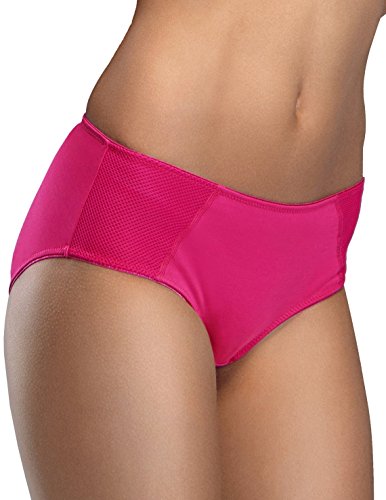 Yvette Women Low-Rise Sports Panties #6046 - Bikini Brief/Support/Ordor-resist