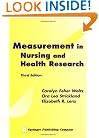 Measurement in Nursing and Health Research: Third Edition
