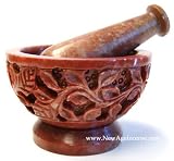 Soap Stone Carved Mortar & Pestle 4