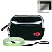Canon PowerShot BLACK Mini Glove Bag Carrying Sleeve For Slim Digital Camera and Camera Accessories: models Canon PowerShot SD1200IS, Canon PowerShot SX200IS, Canon PowerShot D10, SD890IS, SD780IS,