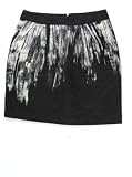Beth Bowley womens brush stripe pleated tulip skirt