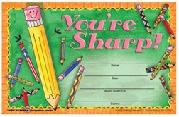 RECOGNITION AWARDS YOURE SHARP