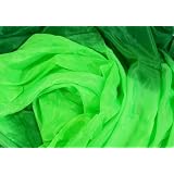 "Shamrock" Belly Dance Pure Silk Veil for Belly Dancers