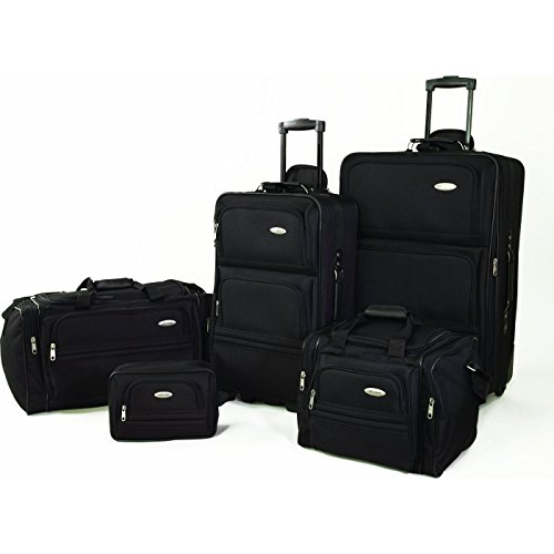Samsonite 5 Piece Nested Luggage Set, Black Best Luggage Store