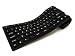 106 Key Flexible computer keyboard - fold away or rollable - waterproof durable and easy clean surface