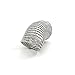 Punk Retro Vintage Women's Spring Knuckle Joint Finger Ring Silver