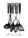 Premier Housewares 6-Piece Nylon and Stainless Steel Kitchen Tool Set with Stand