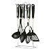 Premier Housewares 6-Piece Nylon and Stainless Steel Kitchen Tool Set with Stand