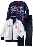 U.S. POLO ASSN. Boys 2-7 Jacket with Tee and Pant