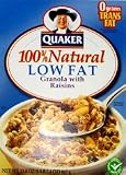 Quaker Low Fat 100% Natural Cereal 23.5 oz 6 CT