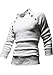jeansian Men's Slim Fit Long Sleeves High Neck Shirt Pullover Sweater 8831