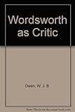 Wordsworth as a critic