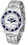 Nevada Wolf Pack Suntime Competitor Game Day Steel Band Watch - NCAA College Athletics