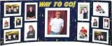 Graduation Tri-Fold Photo Display 48" x 16" High