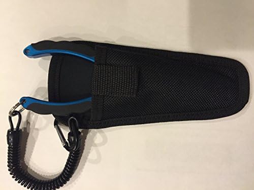 Bite Fishing Tackle Premium Aluminum Saltwater Fishing Pliers - 7.5" - Spring Loaded - Rubber Insert Grips - Tungsten Carbide Cutters - Award Winning Manufacturer -FREE SHIPPING