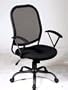 Office Star Work Smart Mesh Back Office Desk Chairs with Arms EM72123-3