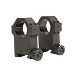 AIM Sports 30mm Rifle Scope Rings Picatinny Base