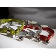 Vedante Super Reflective Break-Away Cat Collar with Bonus Glow in the Dark Tag (Silver)
