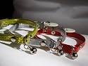 Vedante Super Reflective Break-Away Cat Collar with Bonus Glow in the Dark Tag (Silver)
