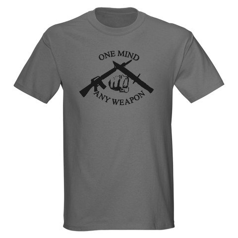 Marine Martial Arts Military Dark T-Shirt by CafePress