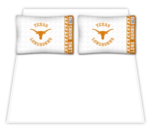 NCAA Texas Longhorns Micro Fiber Sheet Set (Queen)