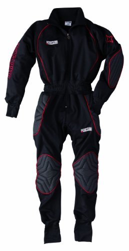 DERBYSTAR Kinder TORWART OVERALL NEU, schwarz / rot, 164, 6643164000